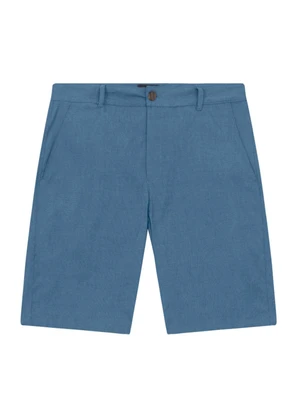 Essendi - Bermuda Masculina em Sarja Azul - ESSENDI