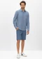 Essendi - Bermuda Masculina em Sarja Azul - variação: Azul