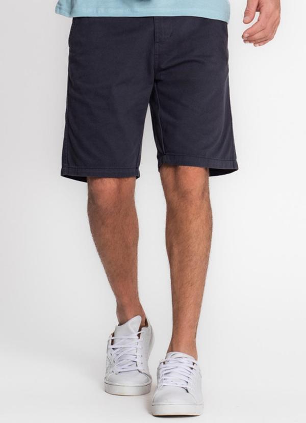 Diametro - Bermuda Masculina em Sarja Cinza