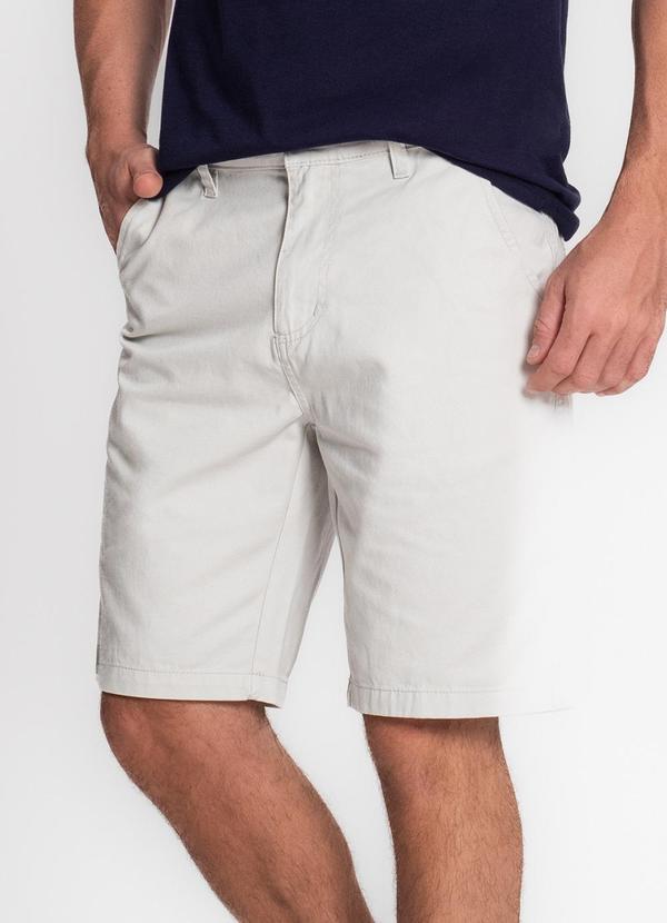 Diametro - Bermuda Masculina em Sarja Cinza 4