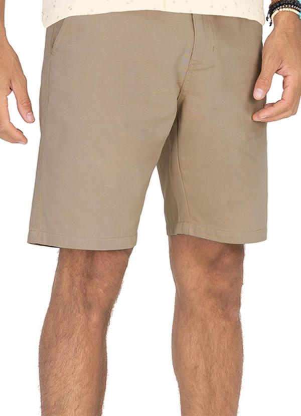 Diametro - Bermuda Masculina em Sarja Marrom