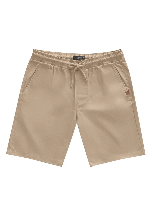 Diametro - Bermuda Masculina em Sarja Marrom