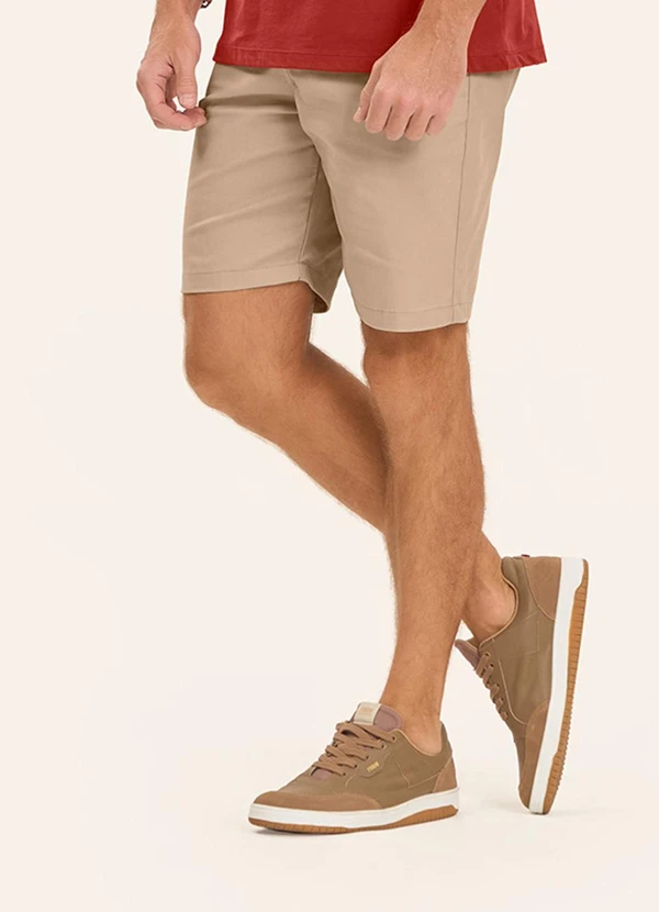 Diametro - Bermuda Masculina em Sarja Marrom