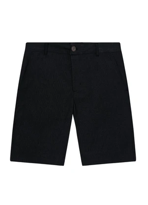 Essendi - Bermuda Masculina em Sarja Preto - ESSENDI