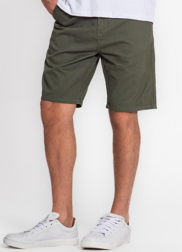 Diametro - Bermuda Masculina em Sarja Verde 1