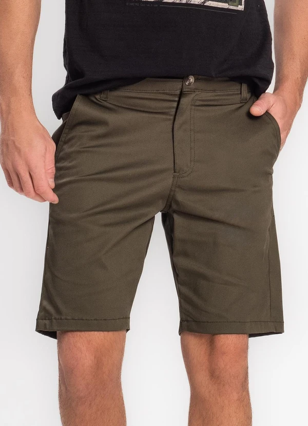 Diametro - Bermuda Masculina em Sarja Verde 3