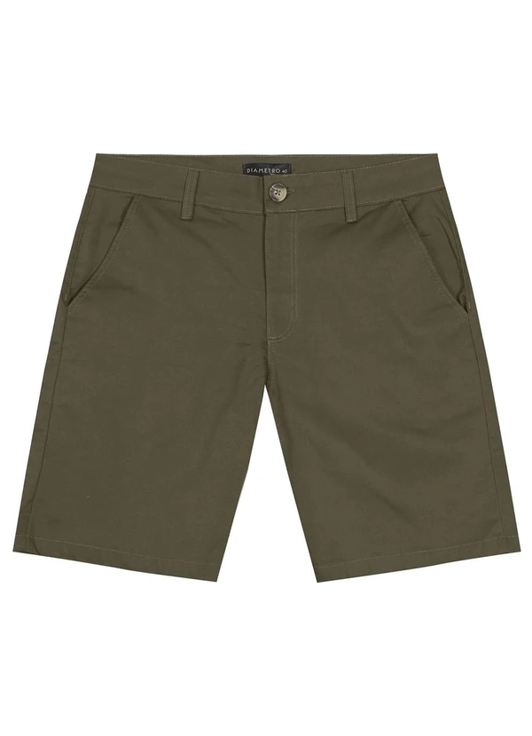 Diametro - Bermuda Masculina em Sarja Verde 5