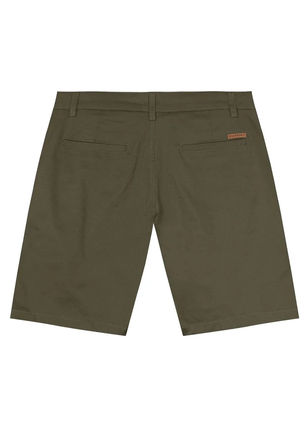 Diametro - Bermuda Masculina em Sarja Verde 6