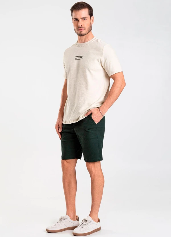 Diametro - Bermuda Masculina em Sarja Verde 4