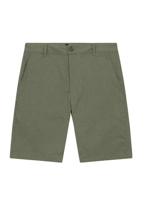 Essendi - Bermuda Masculina em Sarja Verde