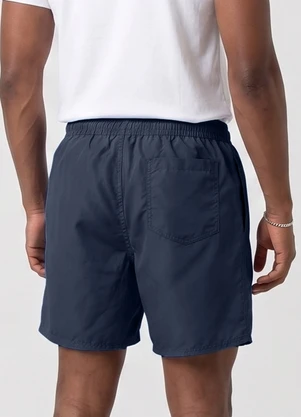 Rovitex - Bermuda Masculina em Suede com Bolsos Azul - ROVITEX