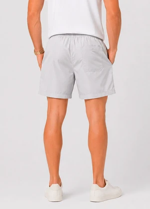 Select - Bermuda Masculina em Suede com Bolsos Cinza - SELECT