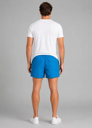 Select - Bermuda Masculina em Tactel com Bolsos Azul - SELECT
