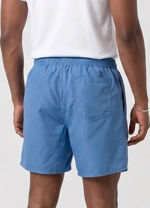 Rovitex - Bermuda Masculina em Tactel com Bolsos Azul - ROVITEX