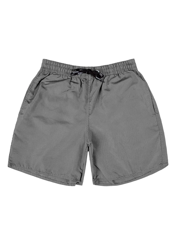 Select - Bermuda Masculina em Tactel com Bolsos Cinza