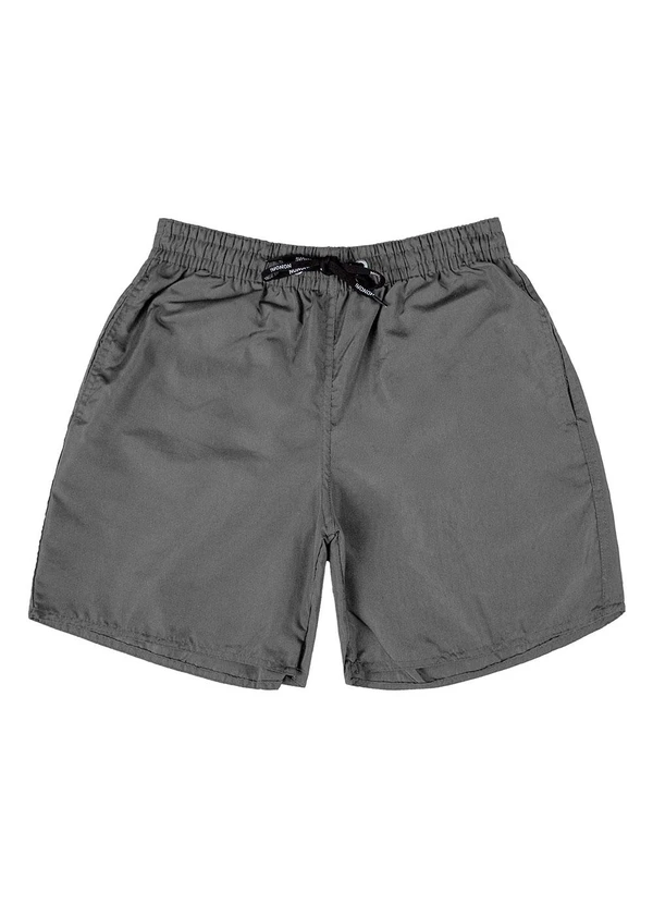 Select - Bermuda Masculina em Tactel com Bolsos Cinza