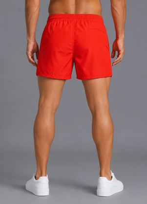 Select - Bermuda Masculina em Tactel com Bolsos Laranja - SELECT