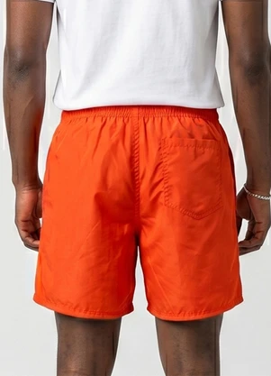 Rovitex - Bermuda Masculina em Tactel com Bolsos Laranja - ROVITEX
