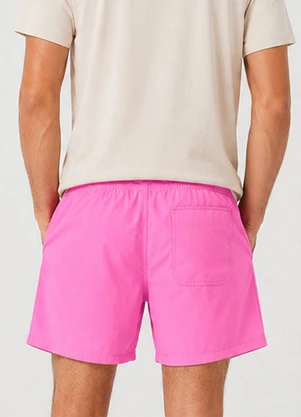 Rovitex - Bermuda Masculina em Tactel com Bolsos Rosa - ROVITEX
