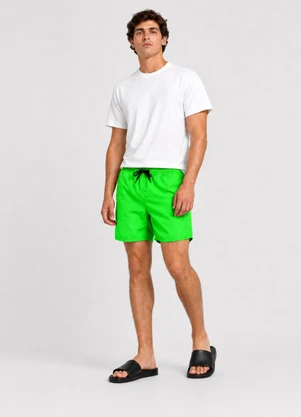 Select - Bermuda Masculina em Tactel com Bolsos Verde - SELECT