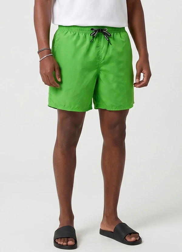 Rovitex - Bermuda Masculina em Tactel com Bolsos Verde