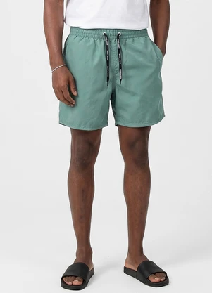 Rovitex - Bermuda Masculina em Tactel com Bolsos Verde - ROVITEX