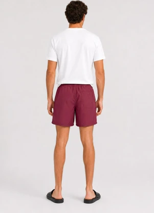 Select - Bermuda Masculina em Tactel com Bolsos Vermelho - SELECT