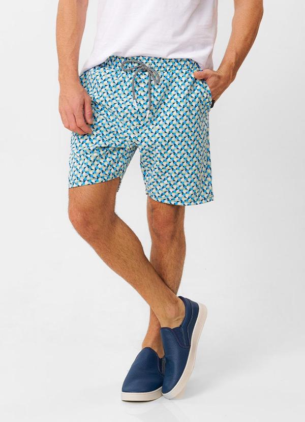 Diametro - Bermuda Masculina em Tactel Verde