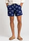 Rovitex - Bermuda Masculina Estampada Tactel Laranja - variação: Azul