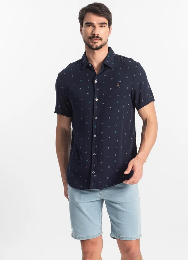 Diametro - Bermuda Masculina Jeans Azul 4