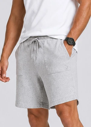 Veev - Bermuda Masculina Malha Neomotion Cinza - VEEV