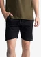 Minty - Bermuda Masculina Malhão Maquinetado Marrom - variação: Preto
