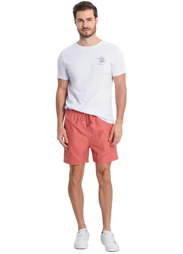 Rovitex - Bermuda Masculina Microfibra Laranja 3