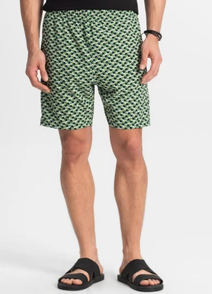 Diametro - Bermuda Masculina Microfibra Verde - DIAMETRO