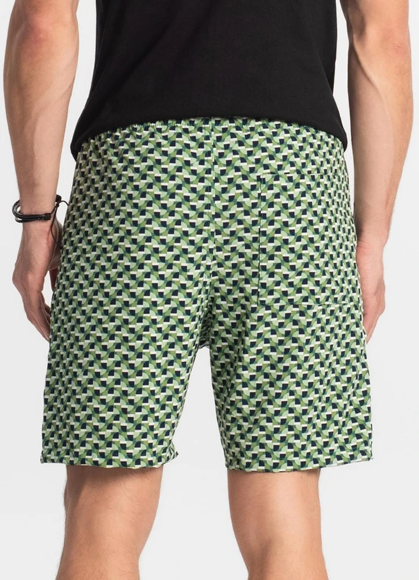 Diametro - Bermuda Masculina Microfibra Verde 2