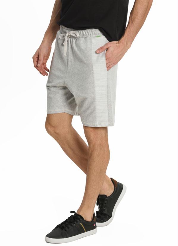 Rovitex - Bermuda Masculina Molecotton Cinza