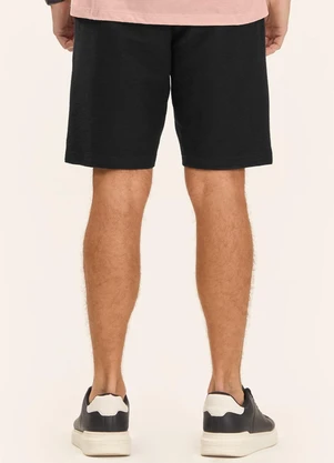 Diametro - Bermuda Masculina Moletinho Gorgurinho Preto - DIAMETRO