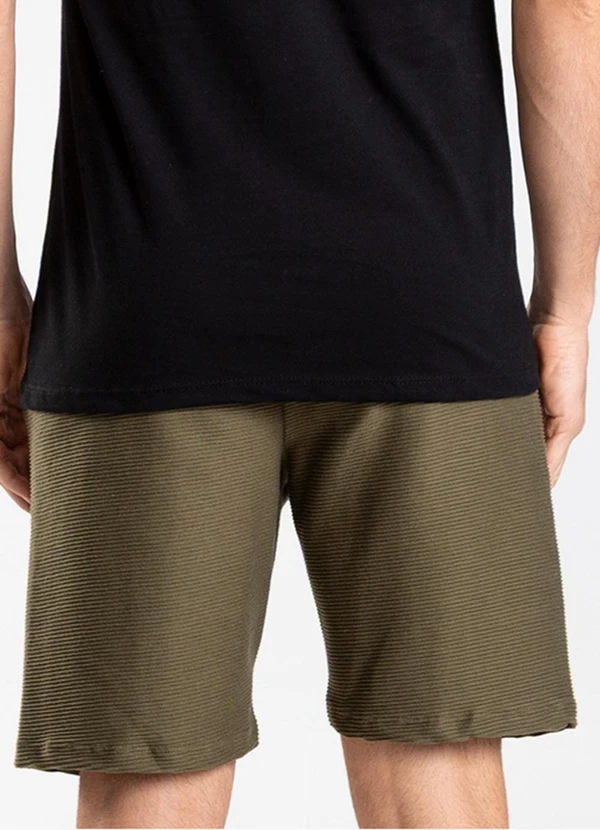 Diametro - Bermuda Masculina Moletinho Gorgurinho Verde 2