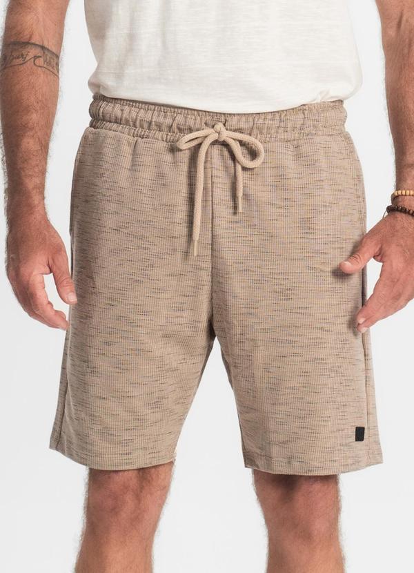 Diametro - Bermuda Masculina Moletinho Marrom