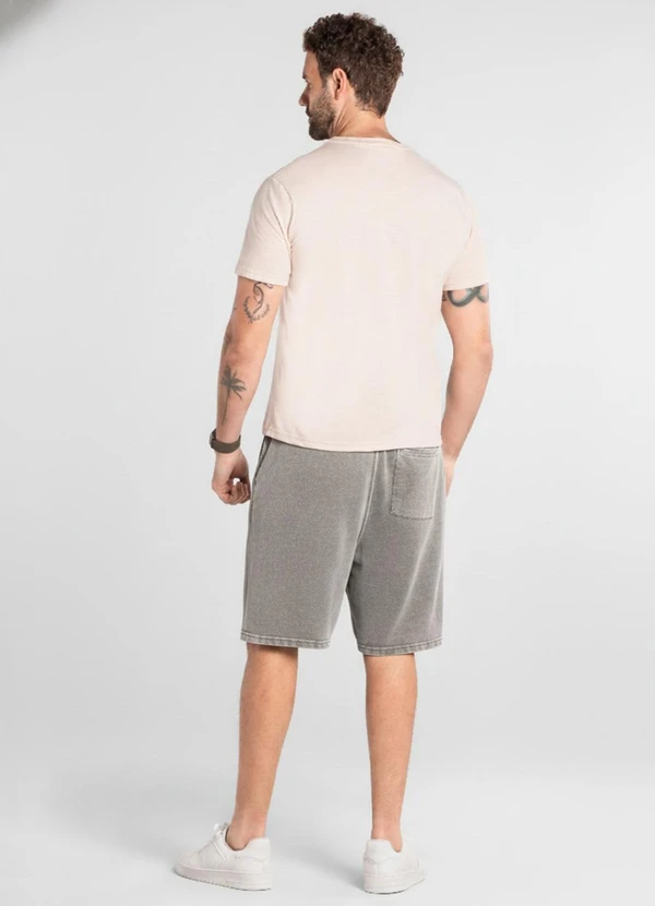 The Philippines - Bermuda Masculina Moletinho Cinza 2