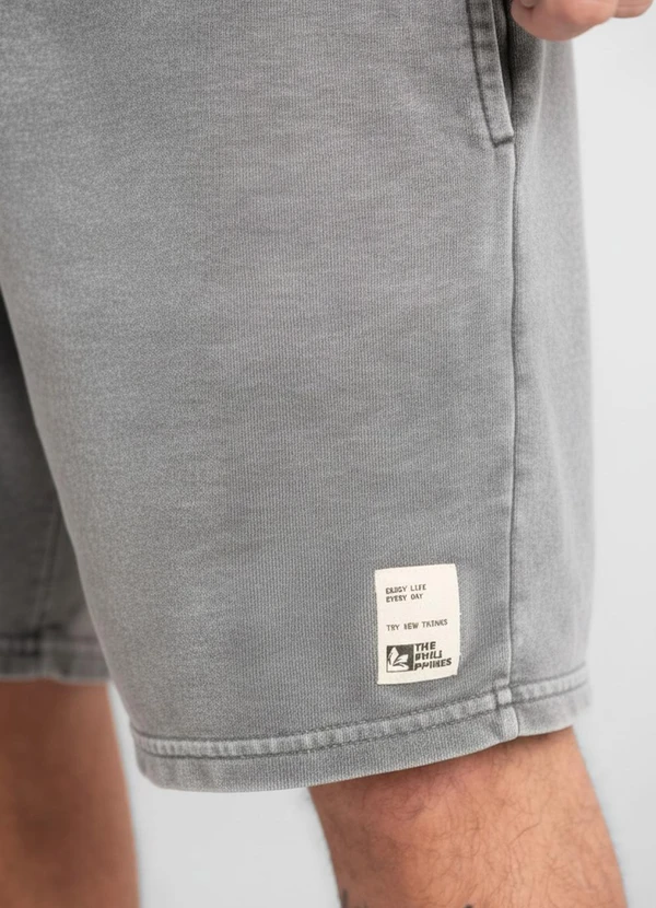 The Philippines - Bermuda Masculina Moletinho Cinza 5