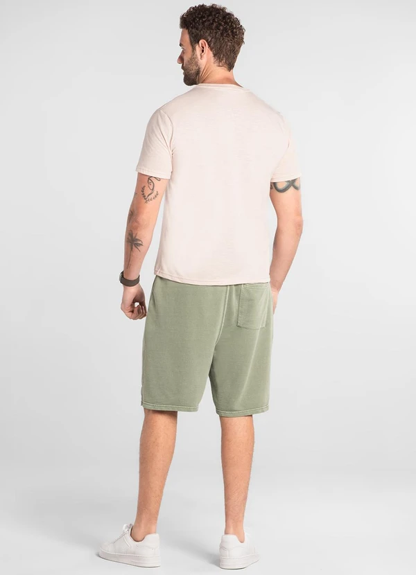 The Philippines - Bermuda Masculina Moletinho Verde 2