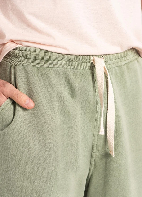 The Philippines - Bermuda Masculina Moletinho Verde 4