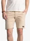 Minty - Bermuda Masculina Moletom Sarjado com Bolso Azul - variação: Marrom
