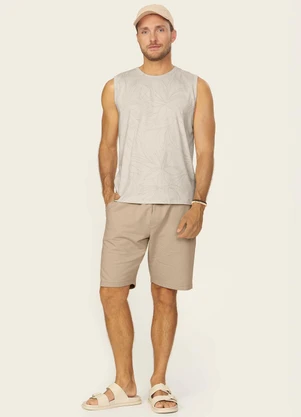 Diametro - Bermuda Masculina Moletom Sarjado Marrom - DIAMETRO