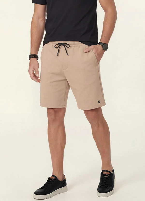 Diametro - Bermuda Masculina Neoflex Marrom