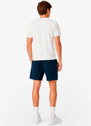 Minty - Bermuda Masculina Piquet Verona com Bolso Azul - MINTY