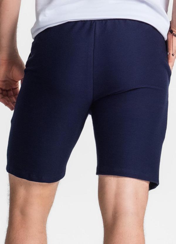 Diametro - Bermuda Masculina Plus Size Azul 2