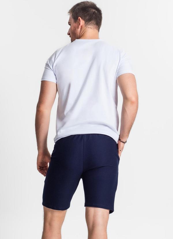 Diametro - Bermuda Masculina Plus Size Azul 4