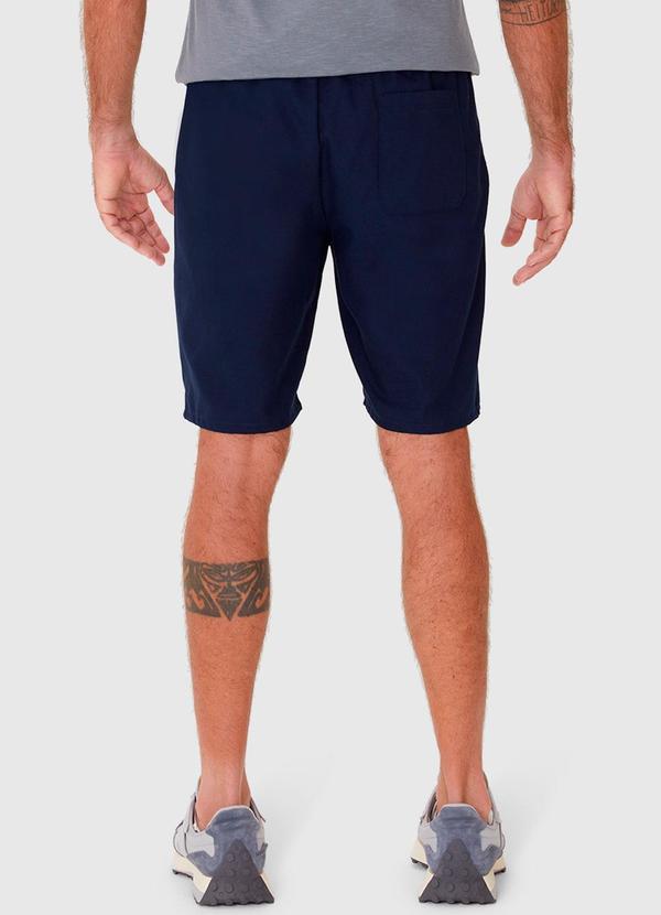 Malwee - Bermuda Masculina Plus Size Bolso Faca Azul 2